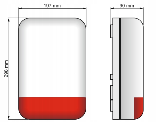 SPL-2030 R Satel Venkovní signalizátor