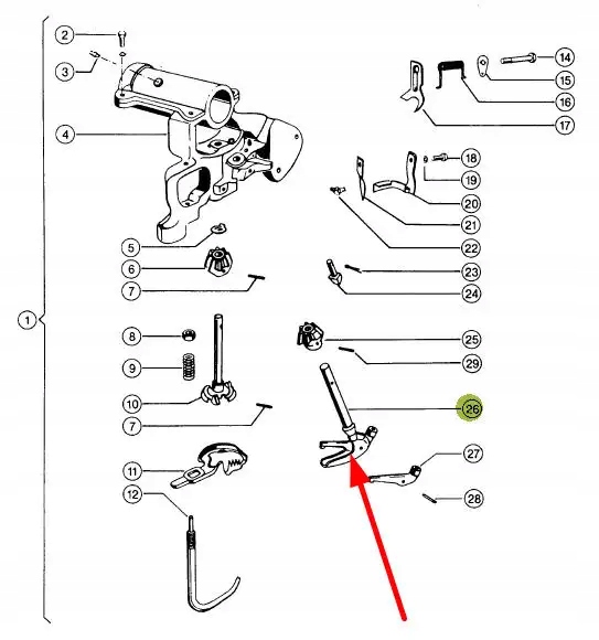 000088-G Palec supłacza Numer katalogowy części 000088-G
