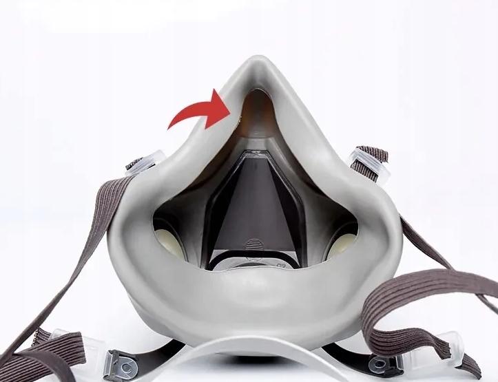 ZESTAW MASKA LAKIERNICZA PÓŁMASKA 6200 PRZECIWPYŁOWA + GOGLE + FILTRY Stan opakowania oryginalne