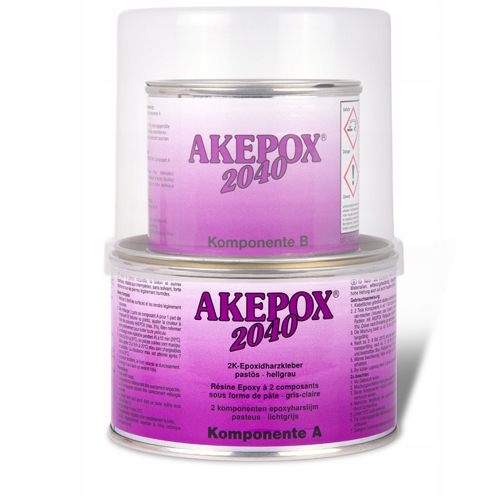 Akemi Klej Epoksydowy Akepox 2040 750G Jasnoszary Klej Do Kamienia Granitu