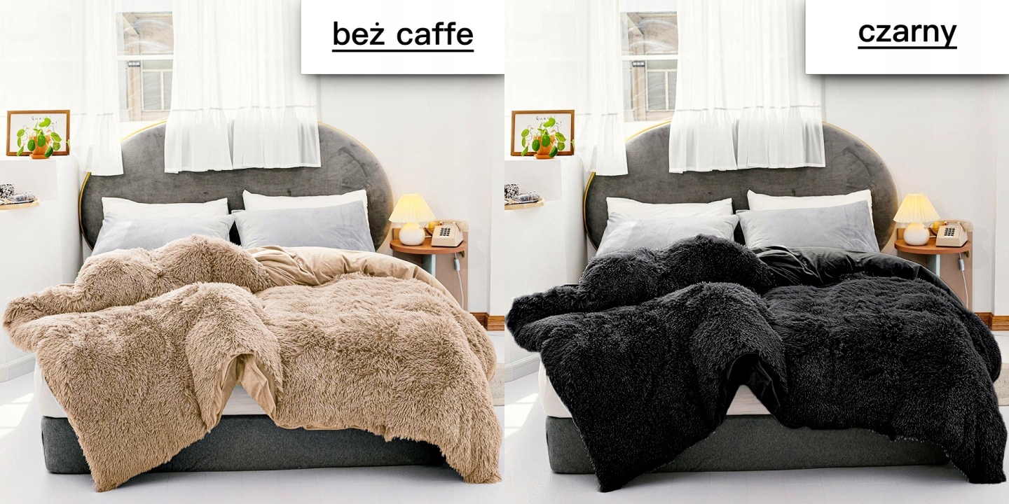 KOC WŁOCHACZ 220X240 FUTRZAK PLED NARZUTA NA ŁÓŻKO KOCE SHAGGY RÓŻNE KOLORY Szerokość produktu 240 cm