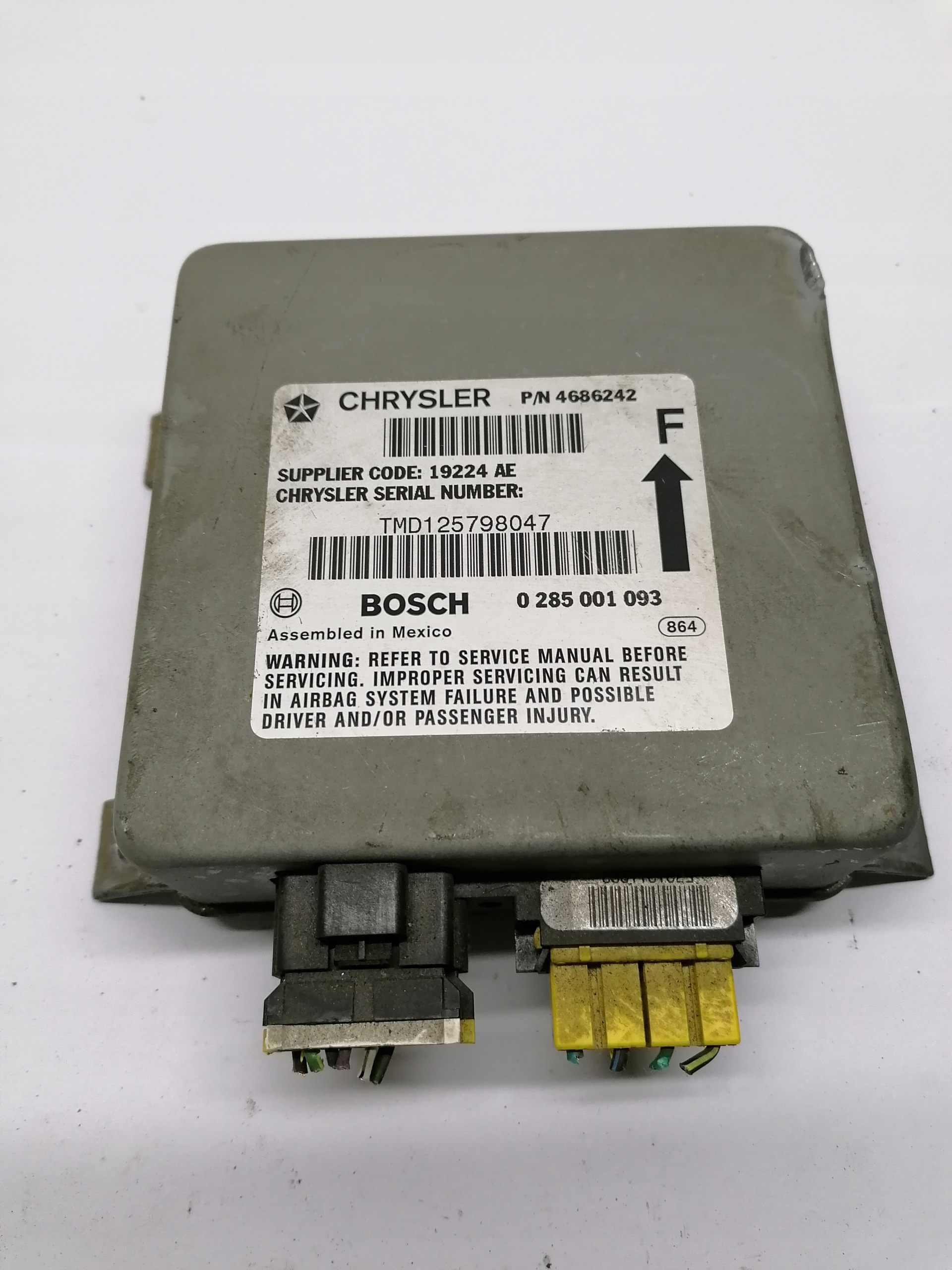 SENSOR AIRBAG CHRYSLER VOYAGER III 0285001093