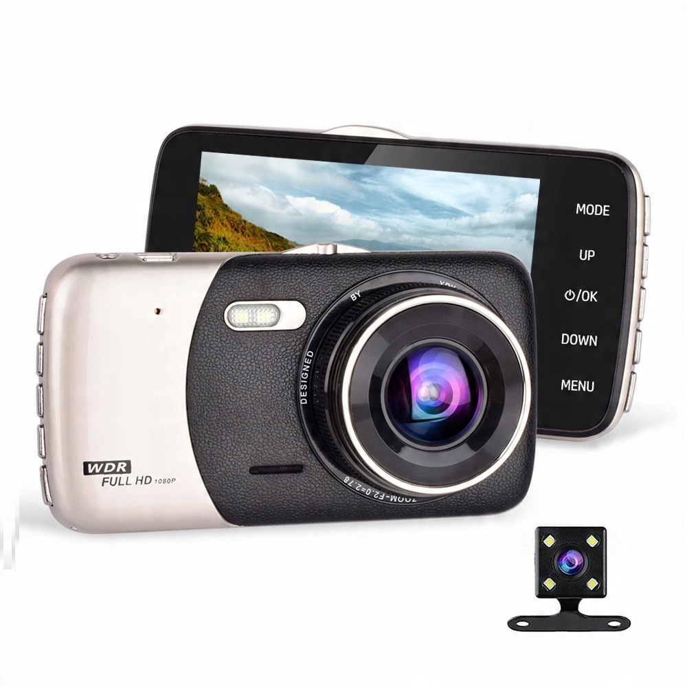 

Wideorejestrator Samochodowy FullHD Kamera Cofania