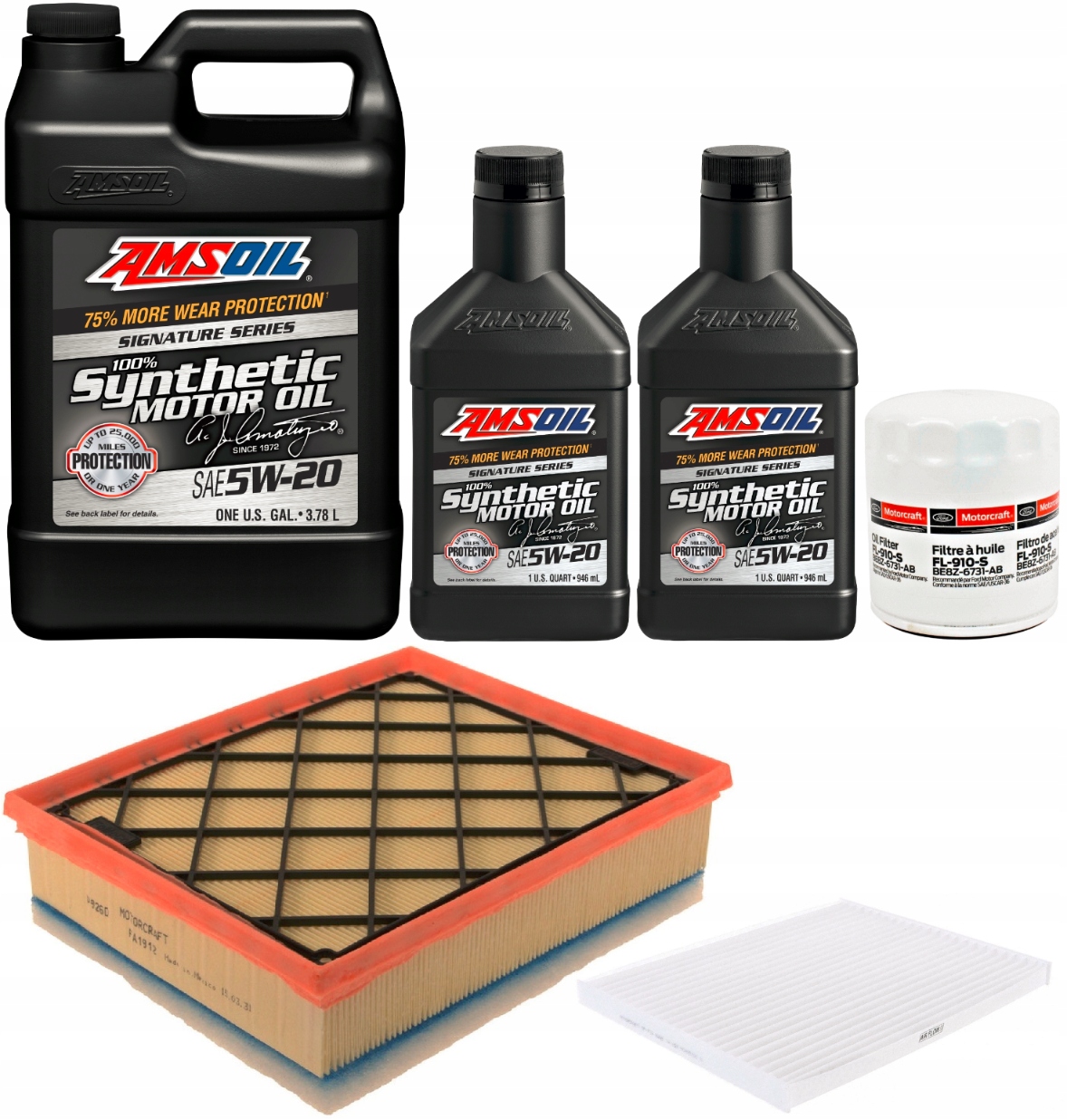 AMSOIL 5W20 + FILTRY FORD FUSION 2,5 13-20