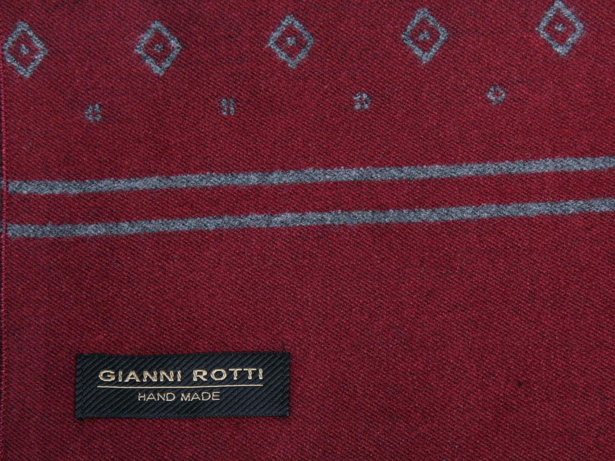 SZALIK MĘSKI WISKOZA - BORDOWY GRAFIT (W50) Model w50