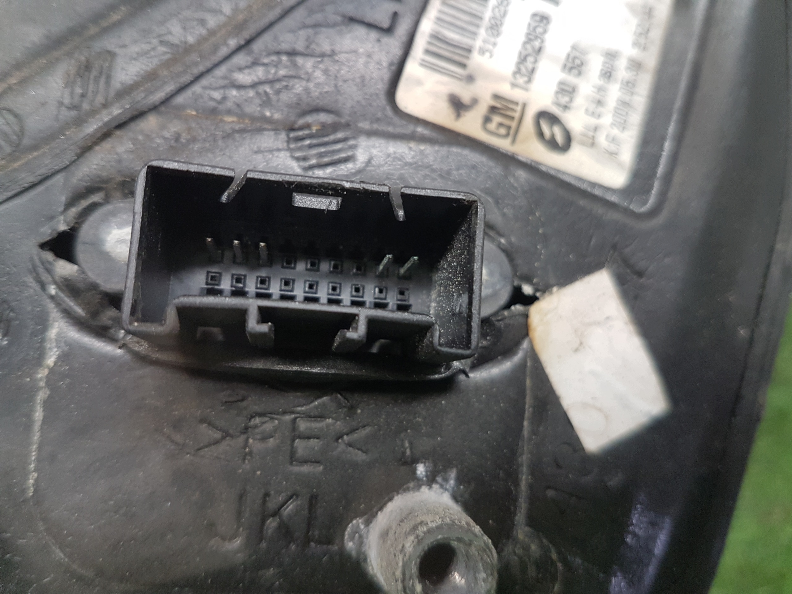 mirror left electrics OPEL ASTRA H 13252959