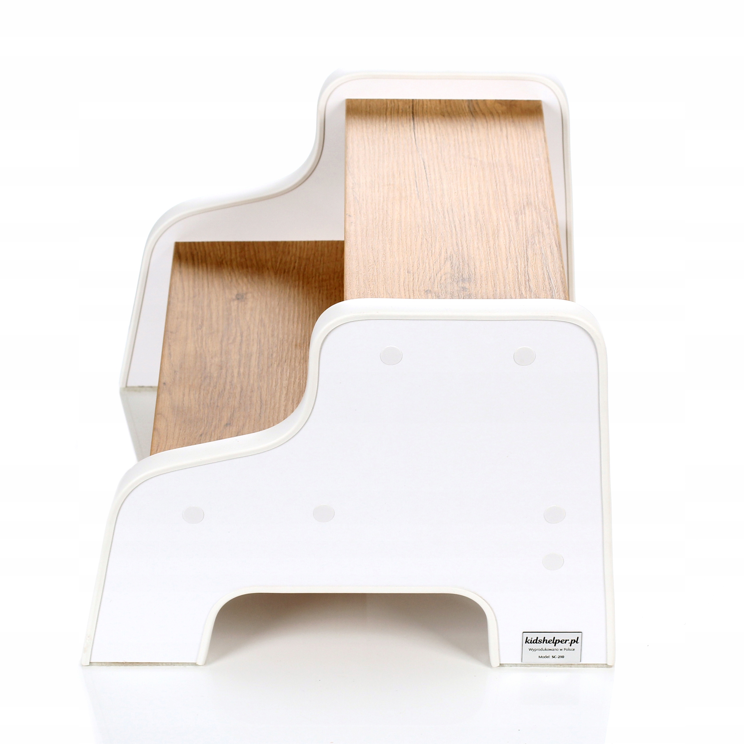 Schodki dla dziecka podest biało - dębowy SC-210 Marka inna marka
