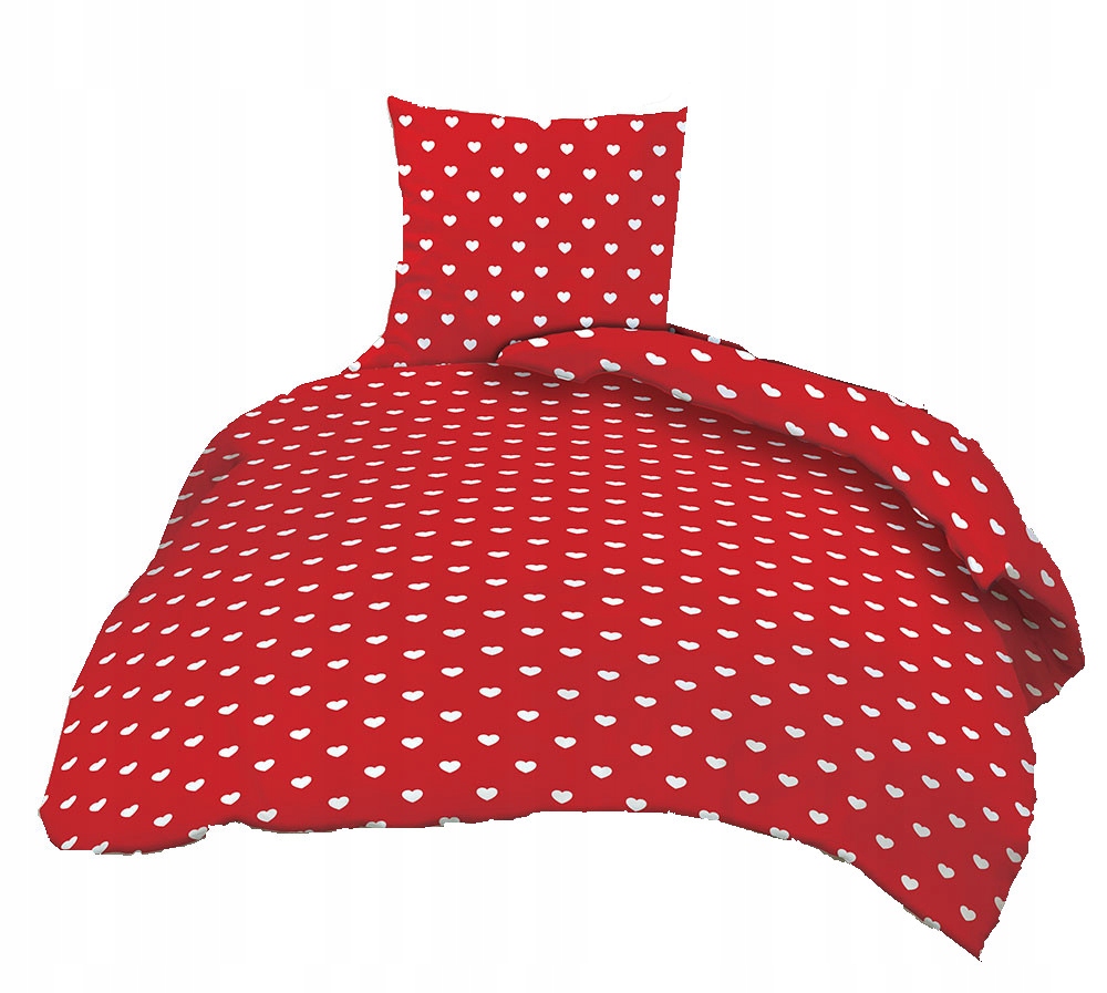 

Pościel bawełniana 160x100 60x50 dla dzieci 444red