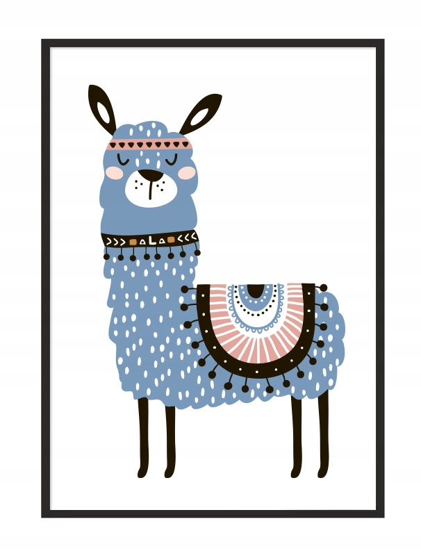 

Obraz Plakat W Ramie 33x43 cm Alpaka PD254