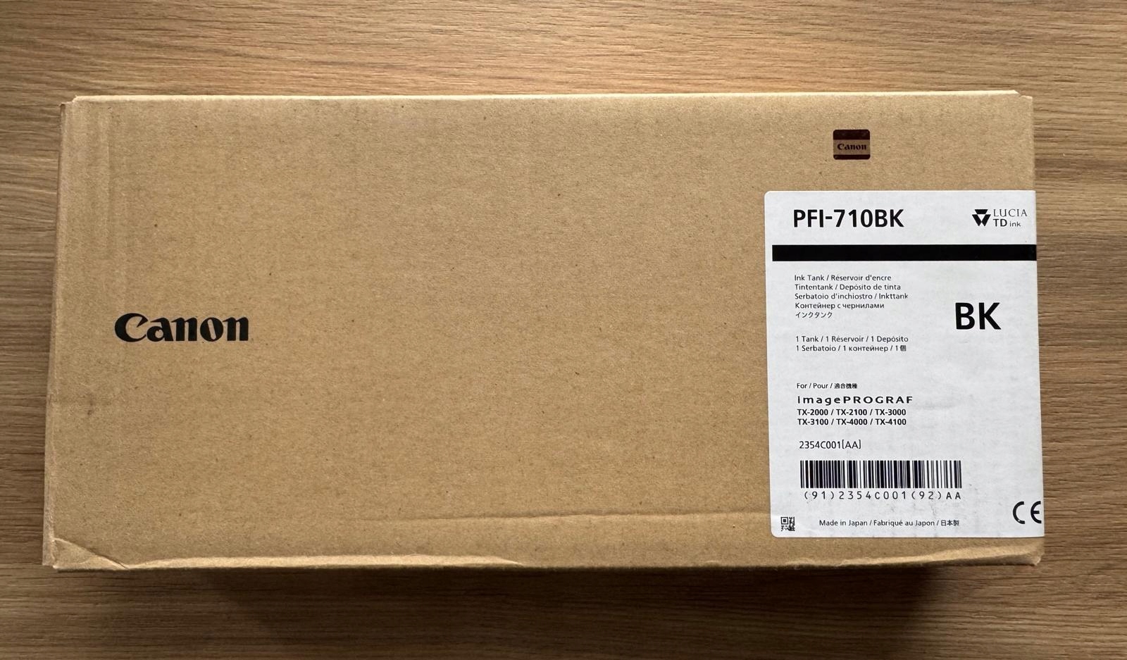 Inkoust PFI-710 Bk pro Canon