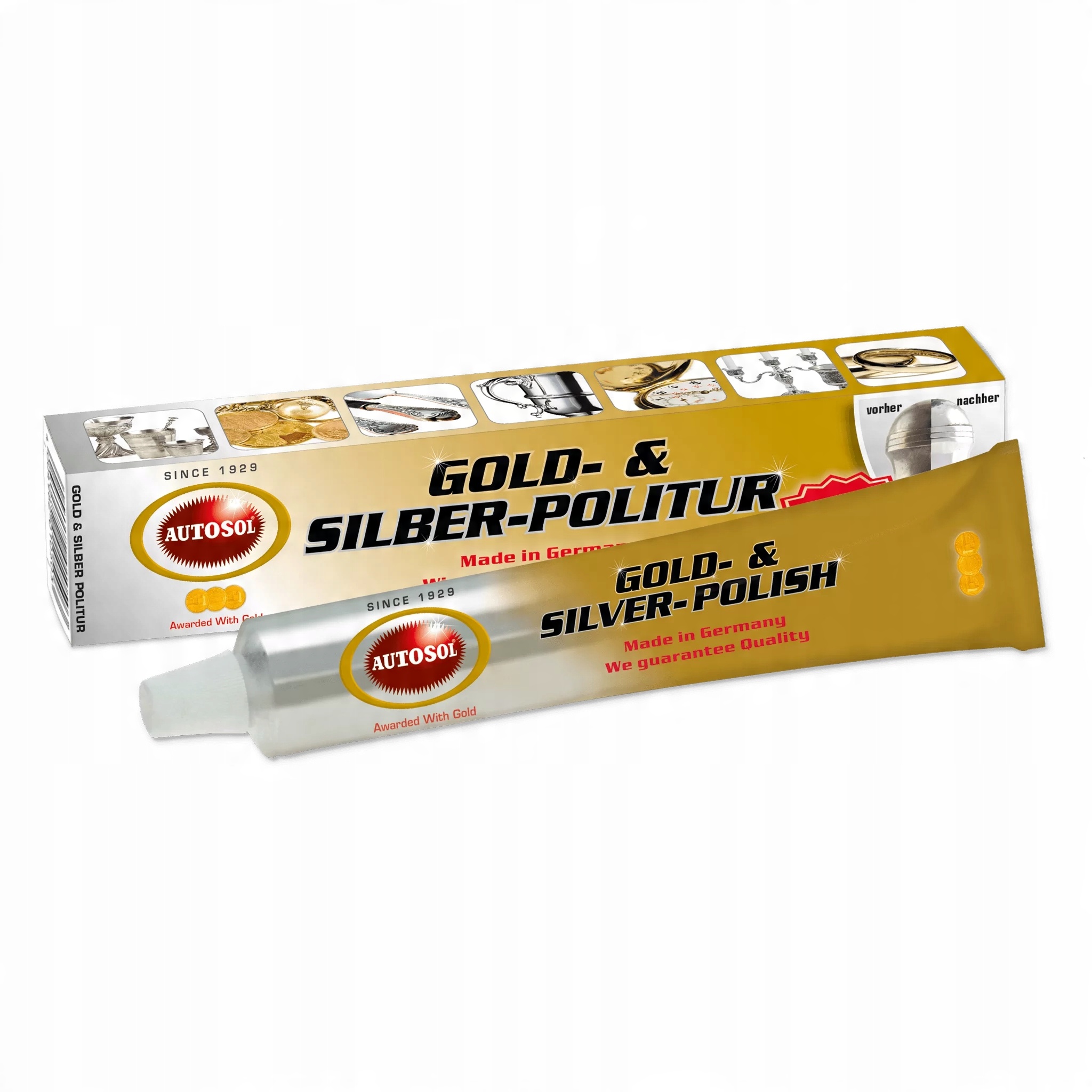 

Autosol Gold & silver polish 75ml pasta do p