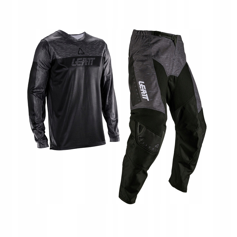 Offroadové Oblečenie, Mikina A Nohavice Leatt Ride Kit Moto 3.5 Stealth Black Grey