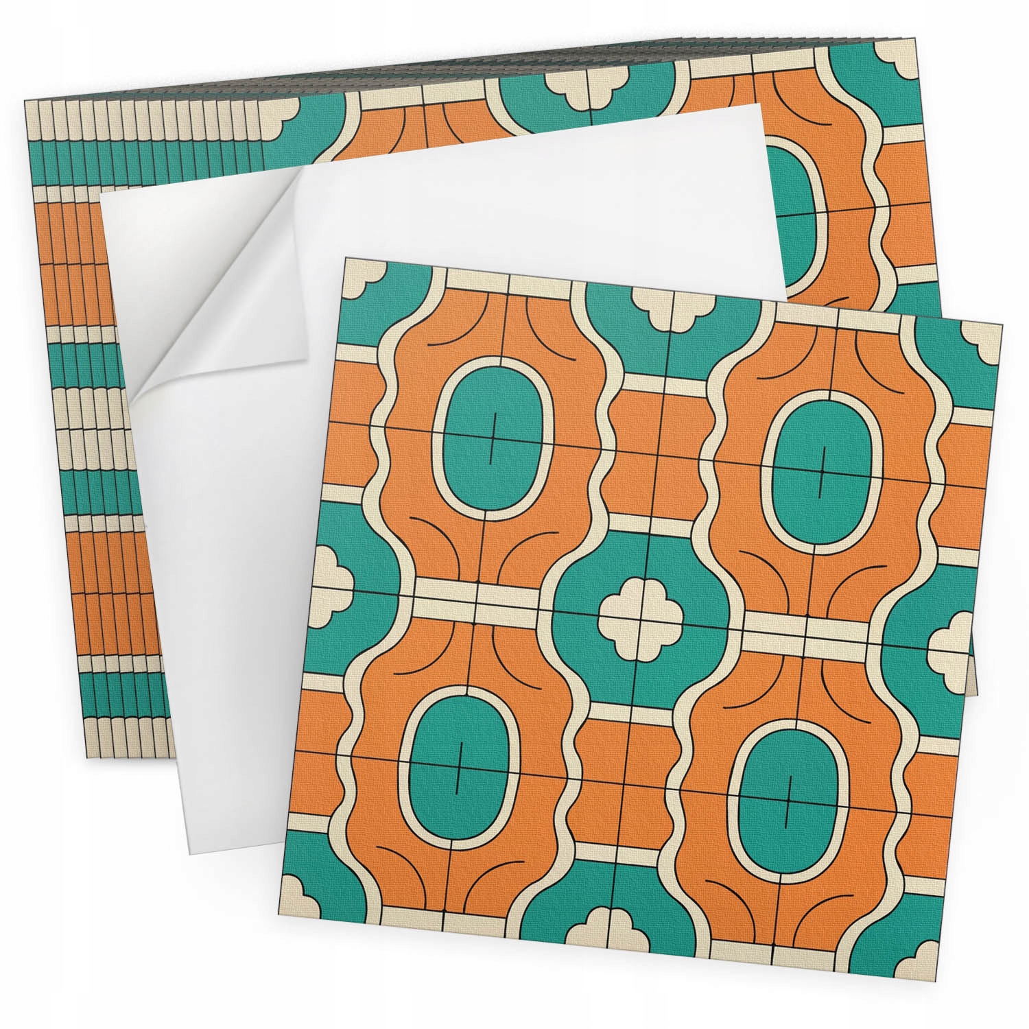 Dekorativní vinylové dlaždice 20 ks 20x20 cm Geometrický kostkovaný vzor