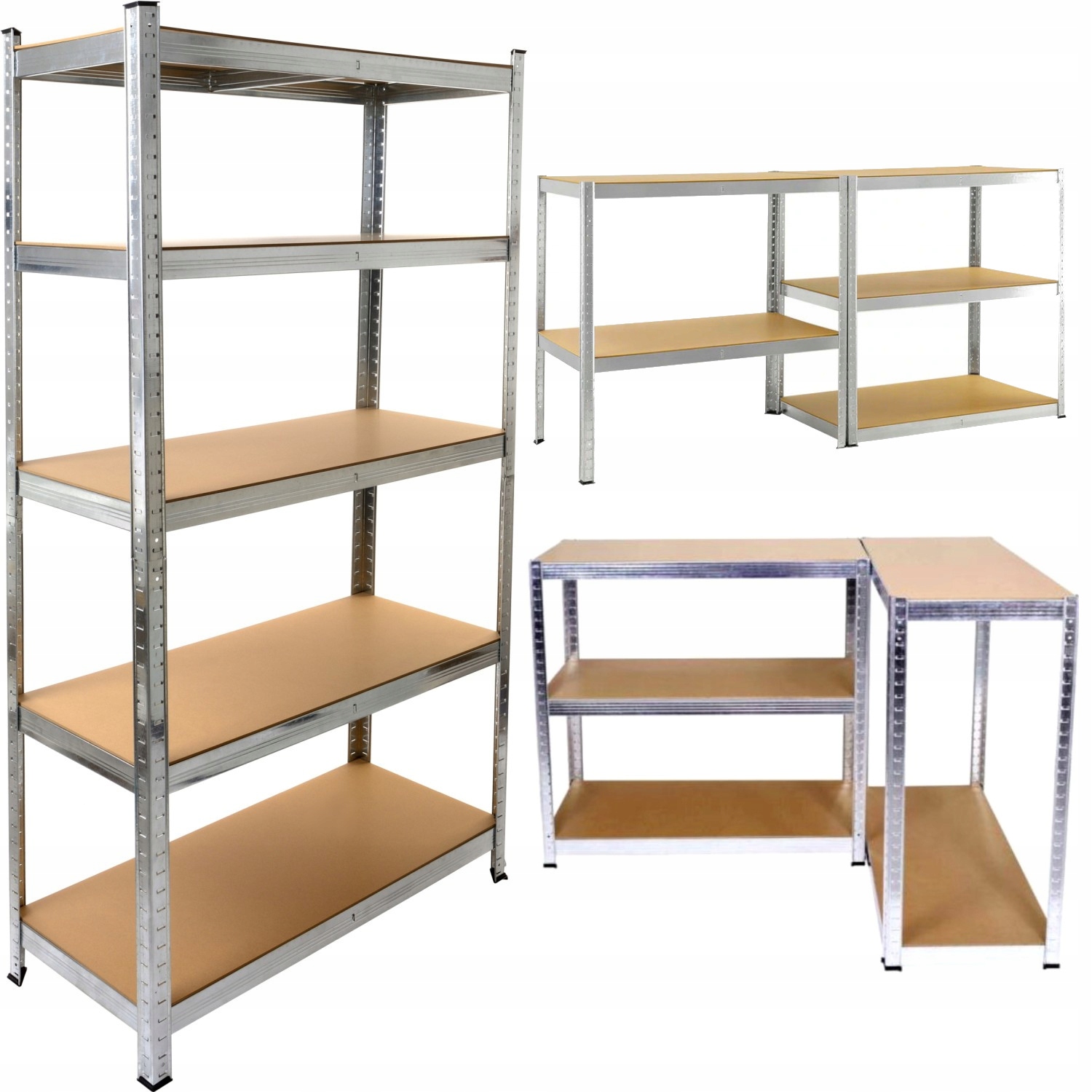 

Regał Magazynowy Metalowy Ocynk Szafka 180x90x40