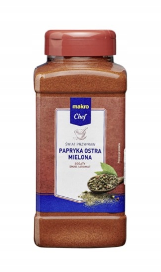 Metro Chef Paprika pálivá mletá 4 x 480 g koření velké balení