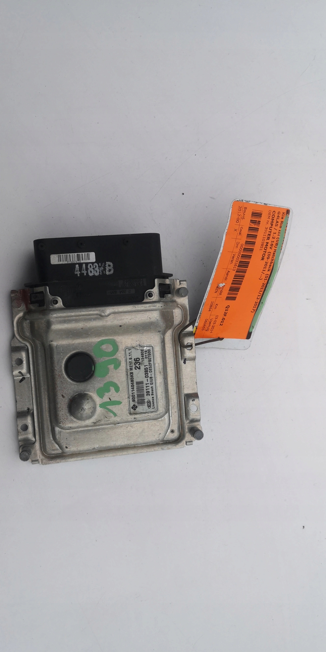 KIA RIO 1.2B 39111-03851 9001140483KB computer ECU