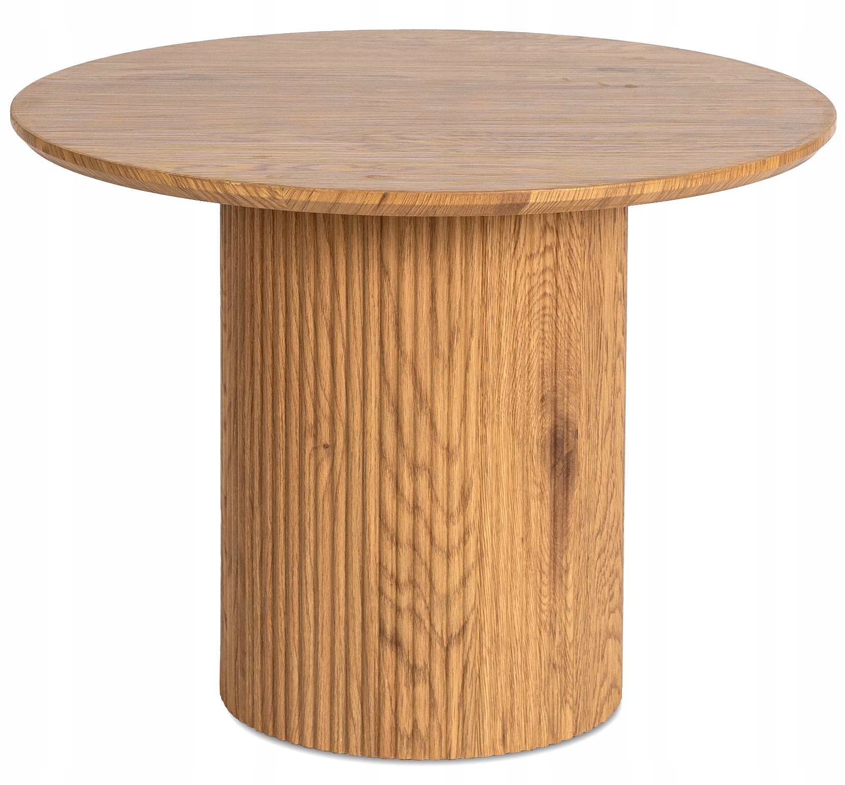 Dub Lamel Konferenční stolek Malý Kulatý Loft Moderní lavice Maylin