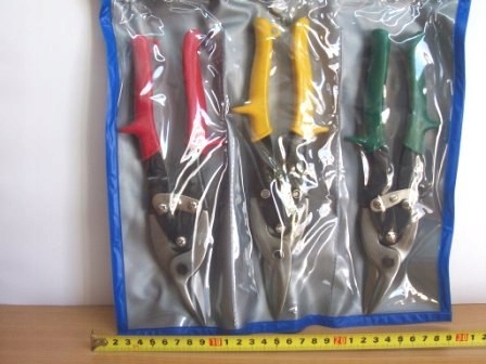nożyce do blachy 250mm  lewe, prawe, proste zestaw 3 szt. - 635030 — 3