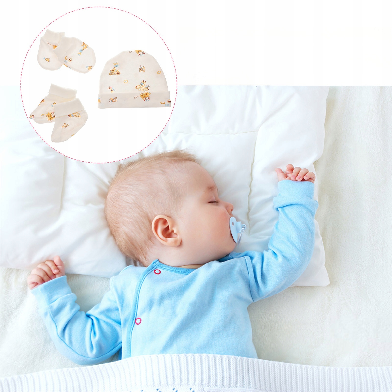 ZESTAW SKARPETEK NIEMOWLĄCYCH OCHRONA PRZED ZARYSOWANIAMI Wiek dziecka 18 lat +