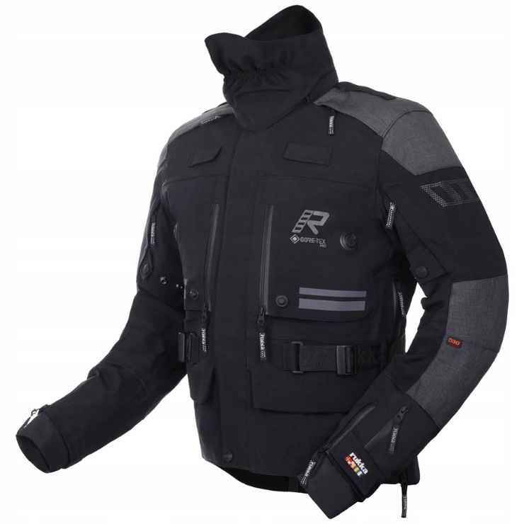 Rukka Titantrail-r Gtx Čierna Textilná Bunda 50