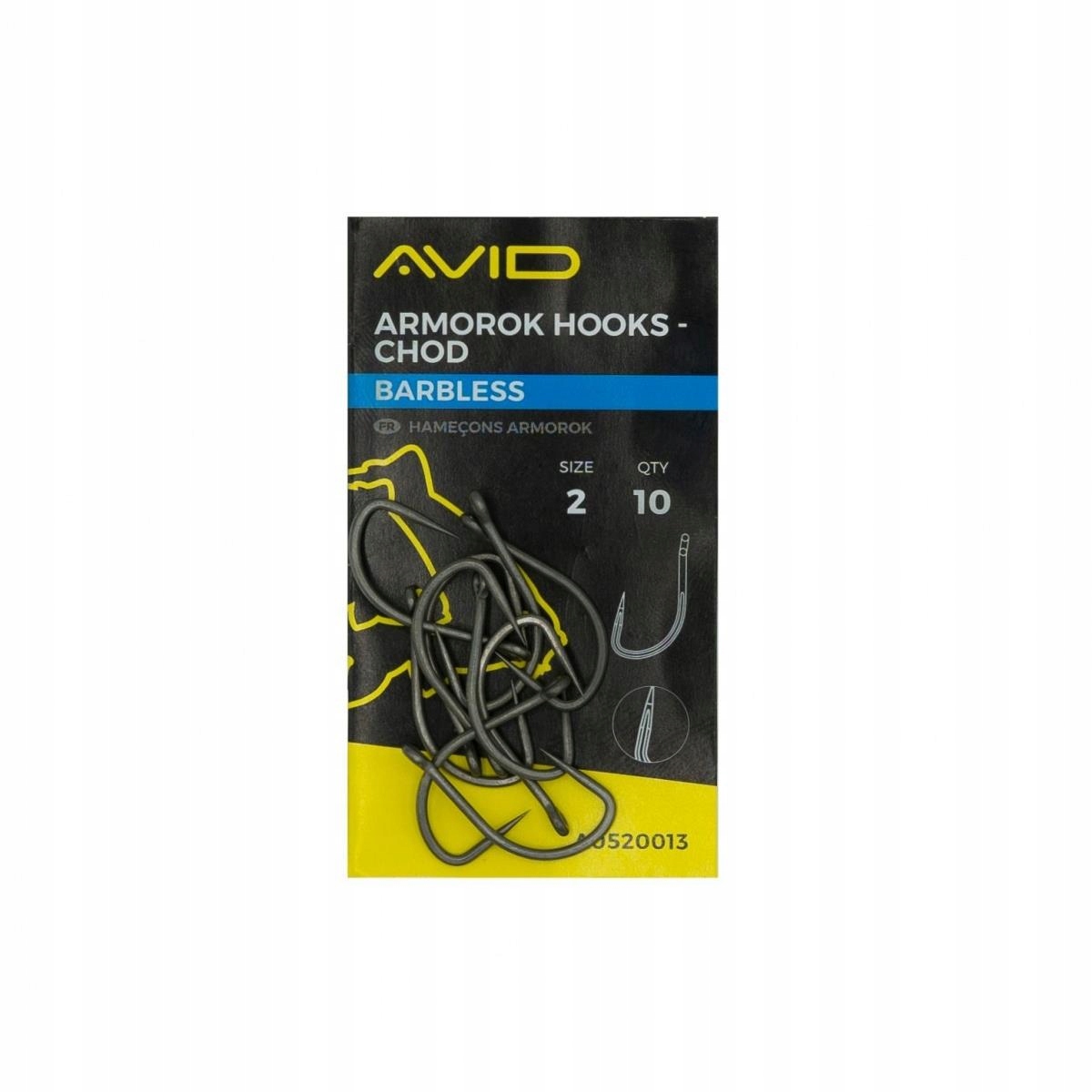 Avid Carp Armorok Chod Barbless Hooks Haki karp