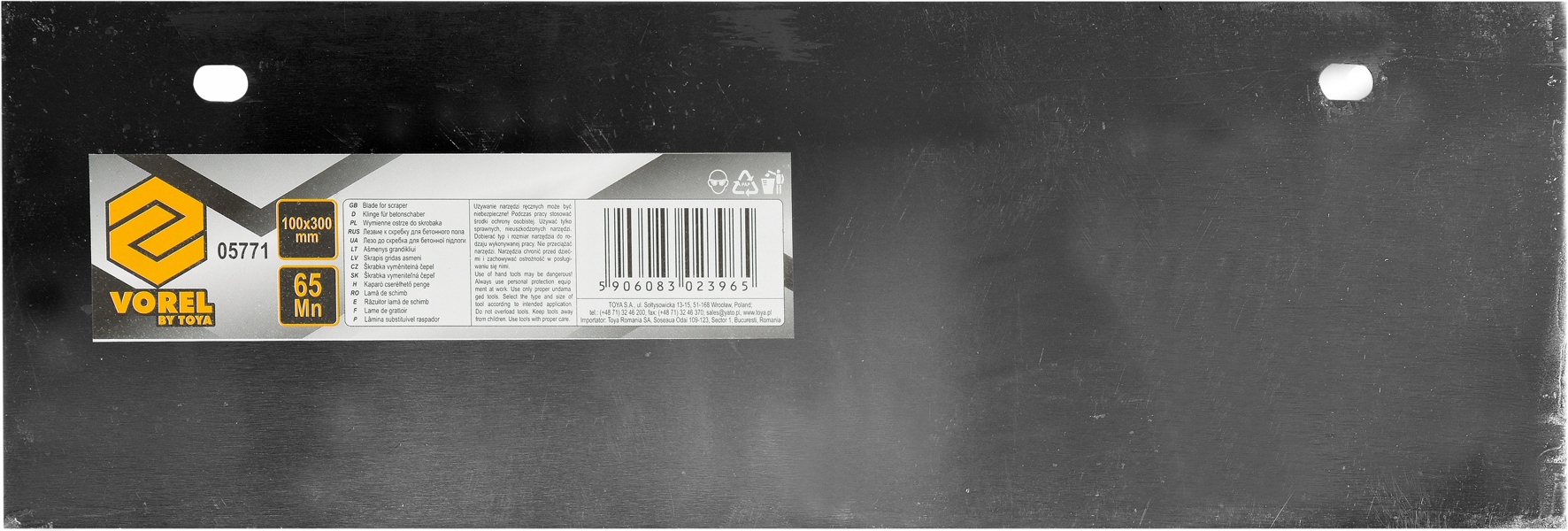 

Wymienne Ostrze Do Skrobaka Do Betonu 300x100MM