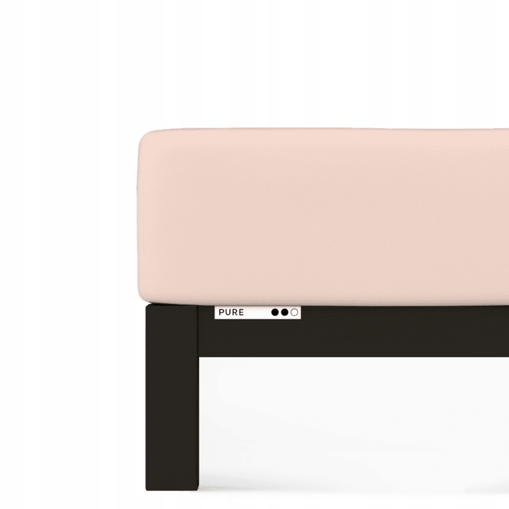 Prostěradlo Schlafgut Pure Standard 120x190-130x220 cm Red Light 230