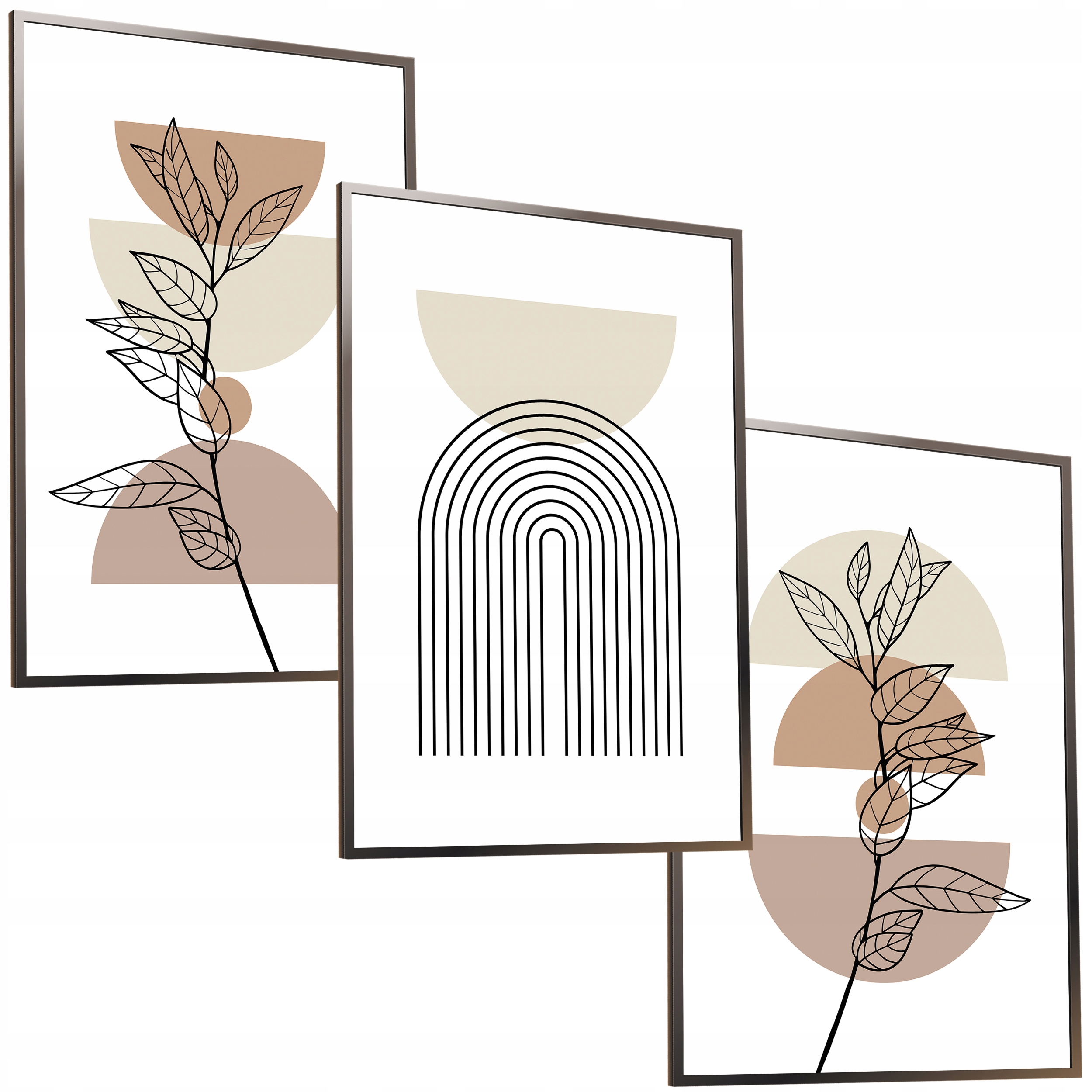 50x40 OBRAZY W RAMIE PLAKATY RAMKA BOHO ABSTRAKCJA