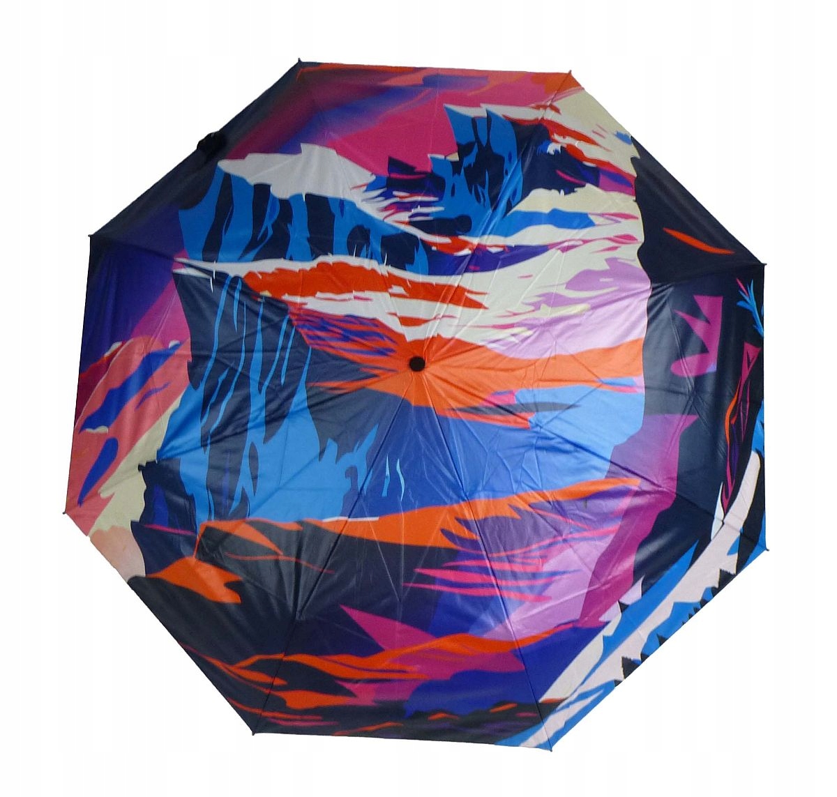 Deštník Doppler Modern Art Mountain požár v horách Magic Mini automat