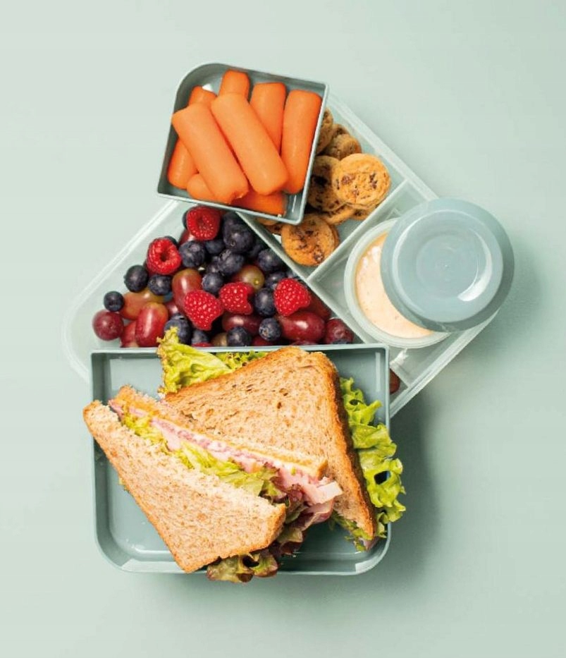 JAX LUNCHBOX DUŻA ŚNIADANIÓWKA POJEMNIK NA LUNCH BPA FREE LILAC Marka inna
