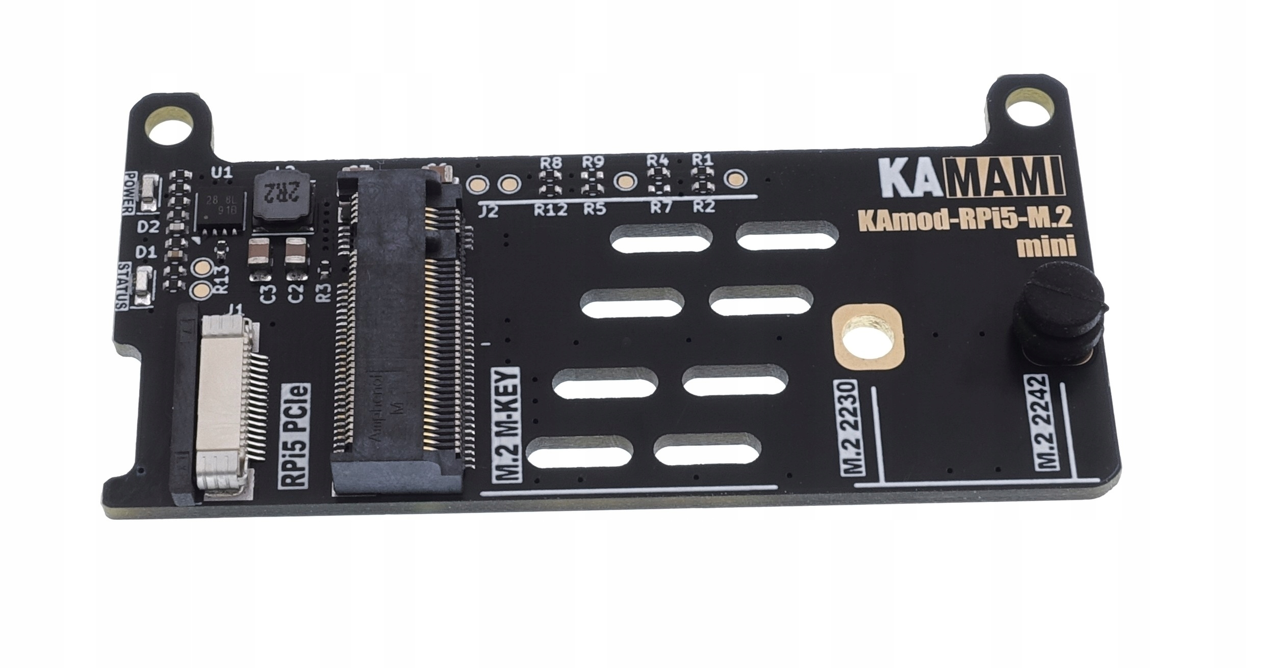 KAmodRPi5 PCIe-M.2 mini płytka rozszerzająca do Rapsberry Pi 5