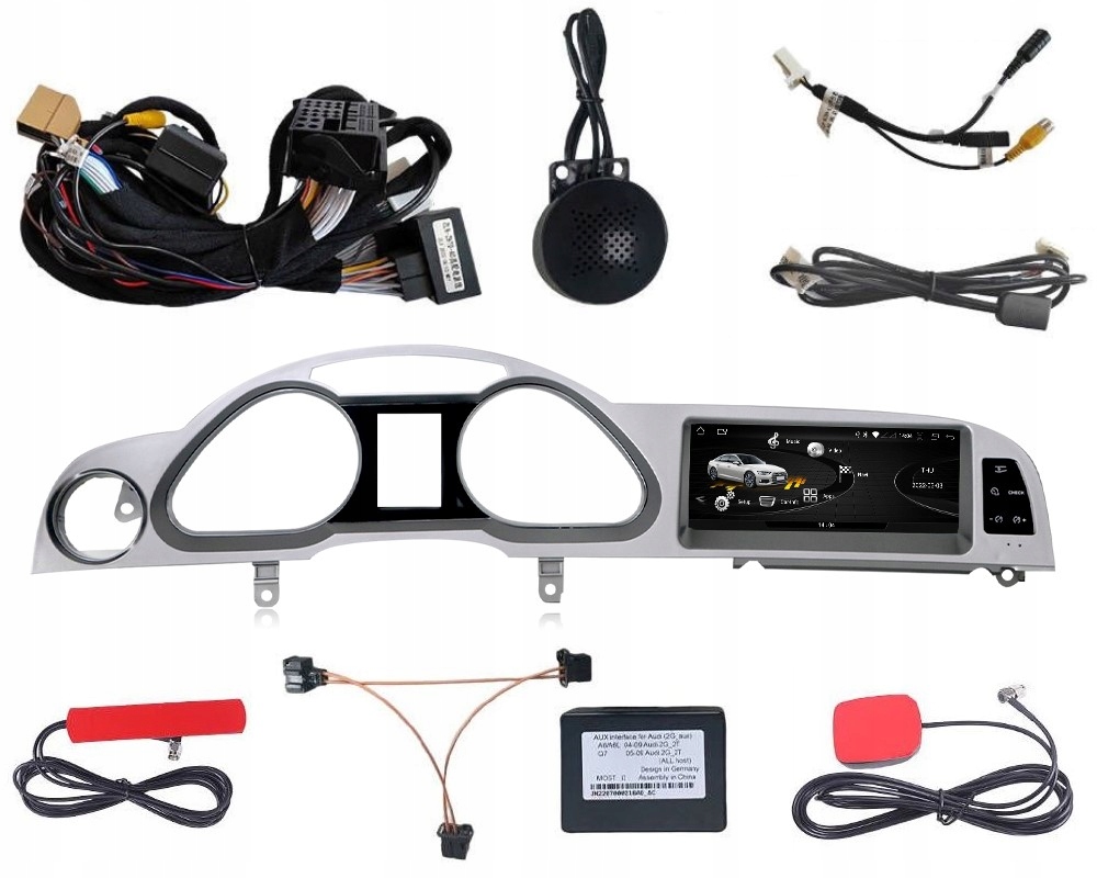 Radio Nawigacja Android Monitor Audi A6 C6 MMI 3G 4/64 Gb Dsp Carplay Lte