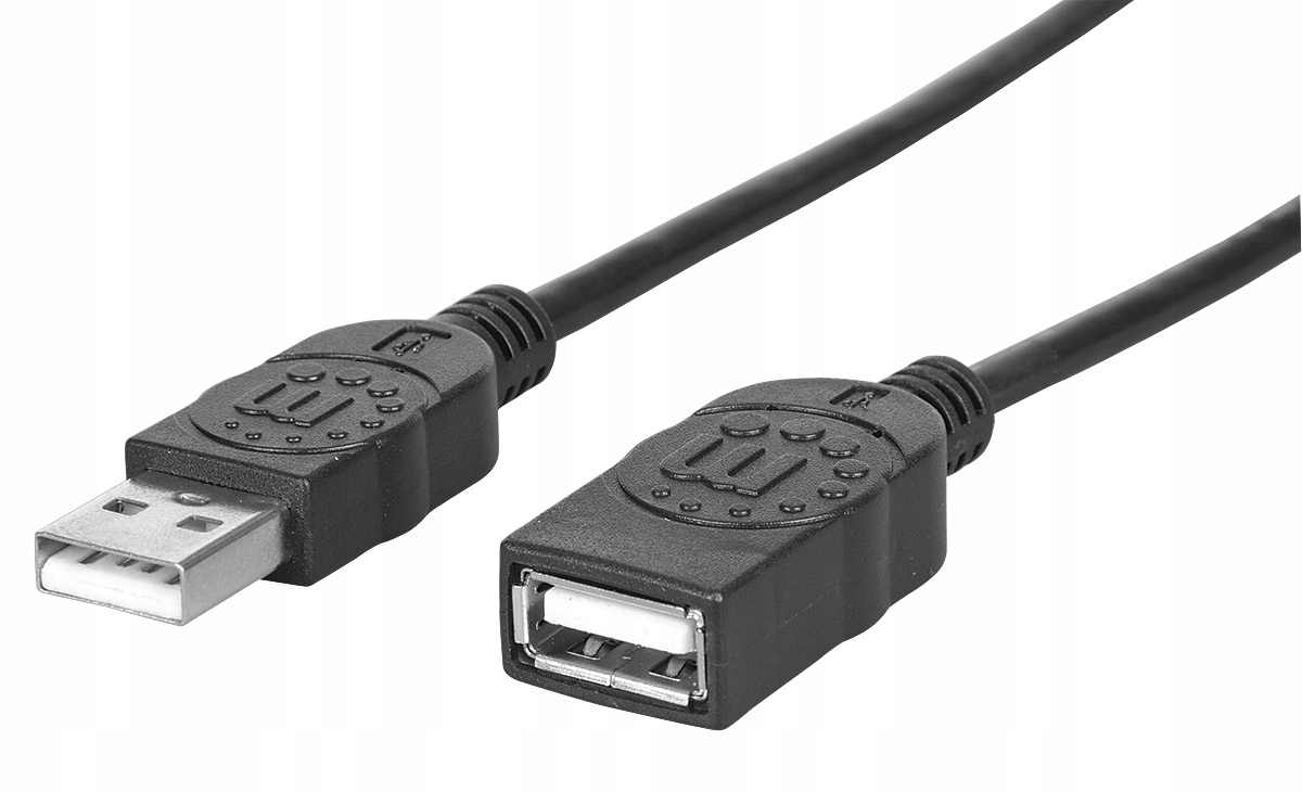 

Przedłużacz Kabel Usb 2.0 A-a M/f 1M Czarny, Mht 3