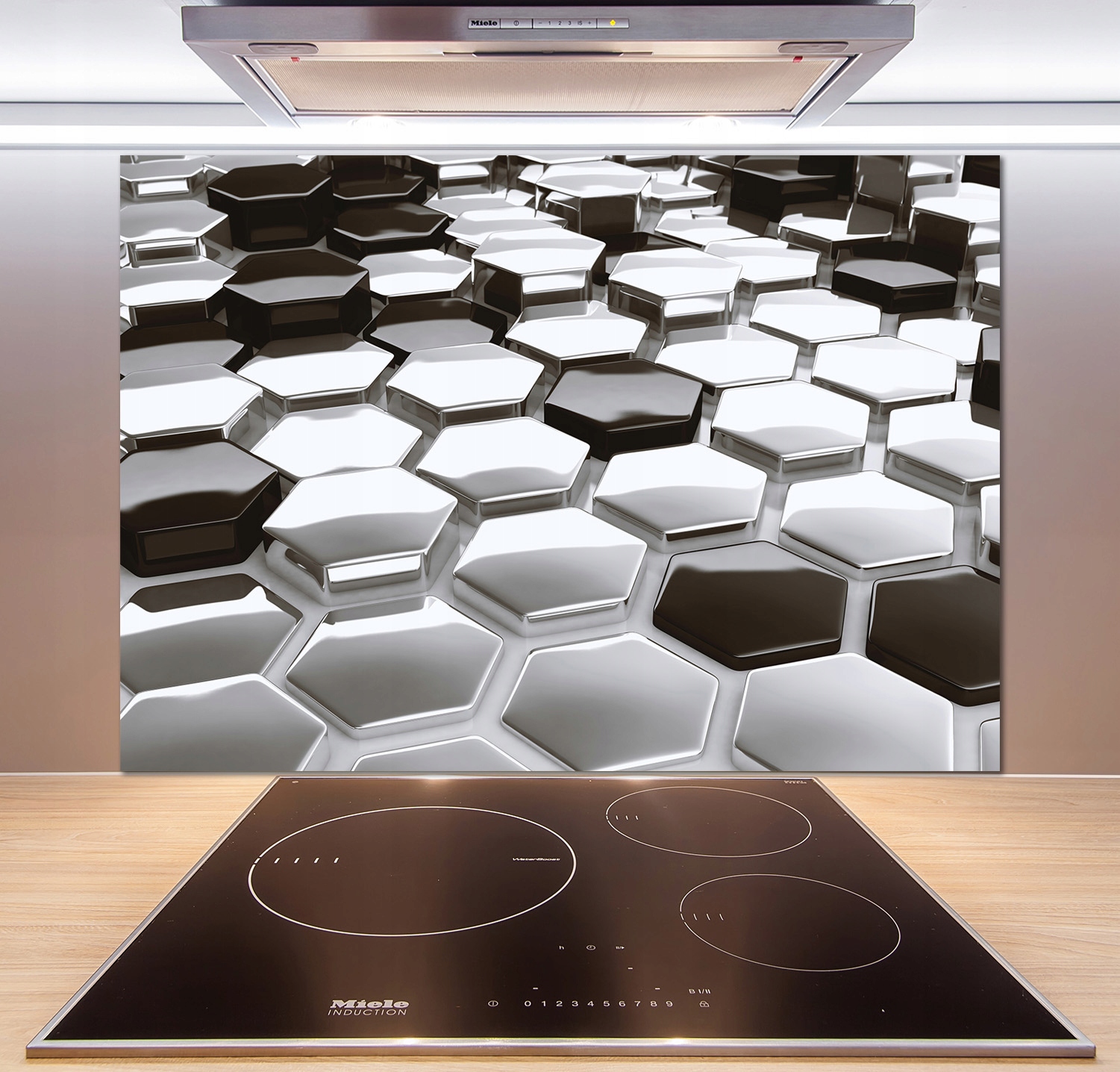

Panel do kuchni Abstrakcja 3D 100x70 cm + Klej
