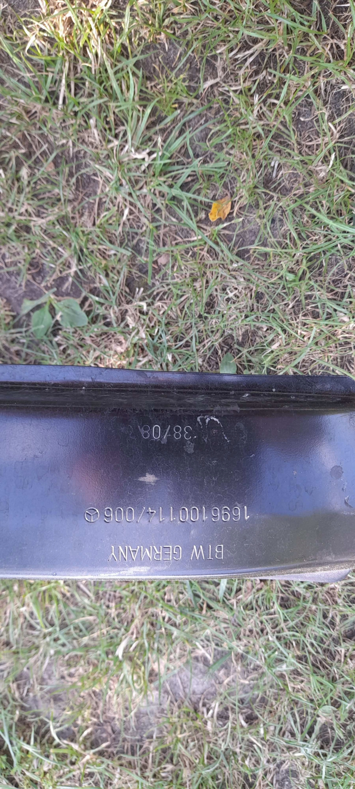 bumper support rear MERCEDES A-KLASA W169