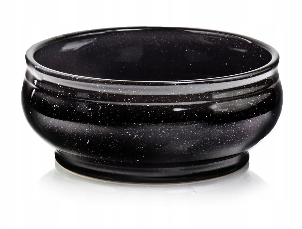 Ceramiczna Misa Nagrobna Cmentarz 28CM Czarna