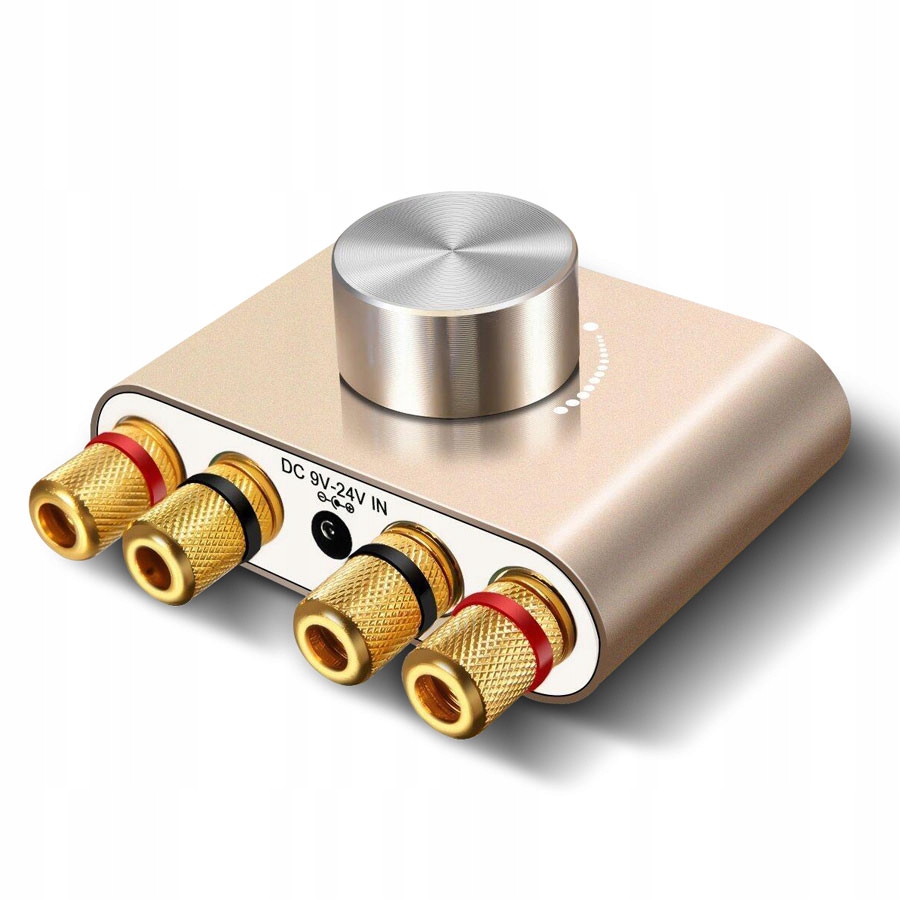 

Wzmacniacz mocy 2x50W TPA3116 Bluetooth Gold