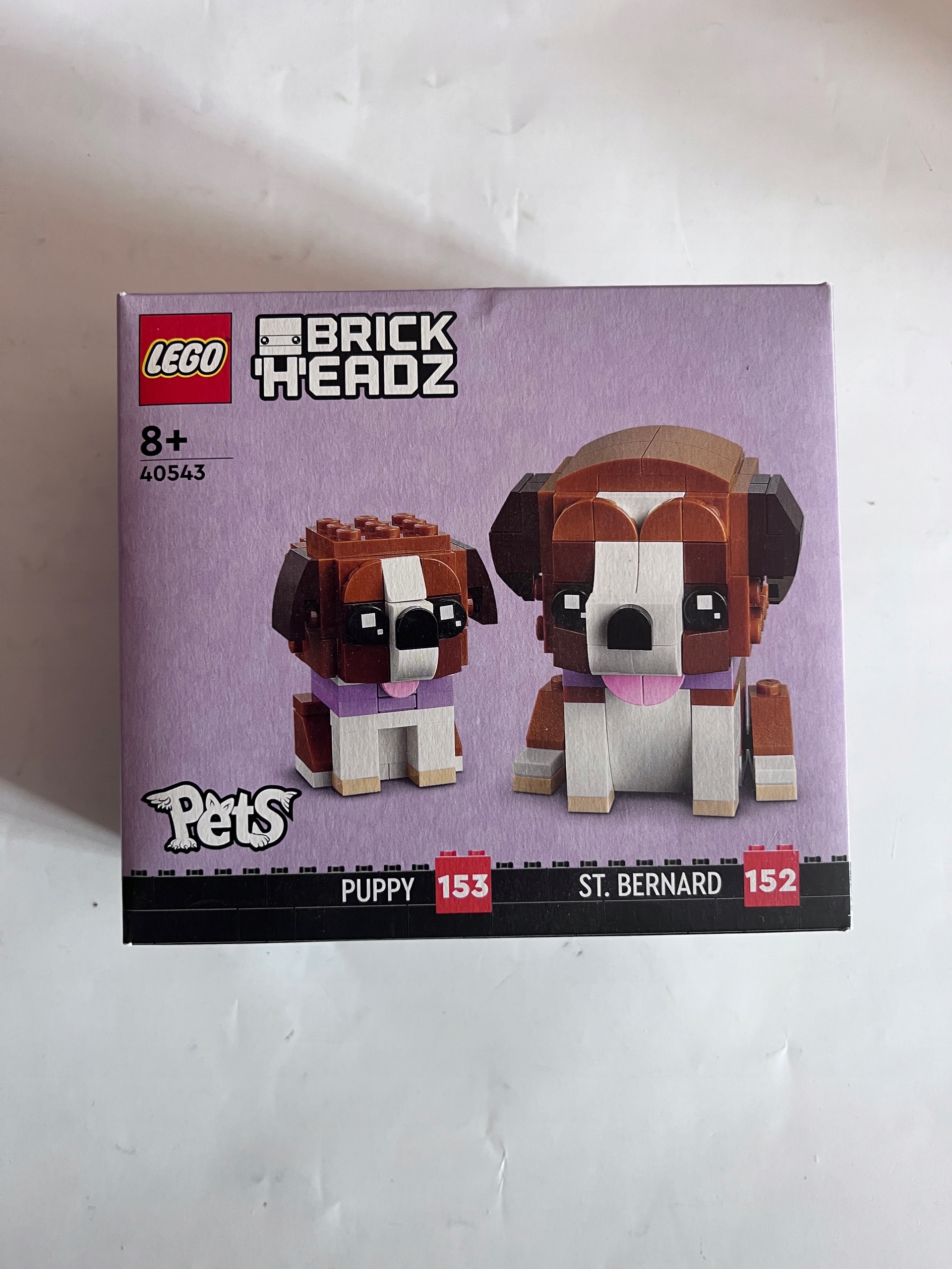 Lego 40543 BrickHeadz Pets Psy Pies Bernardyn