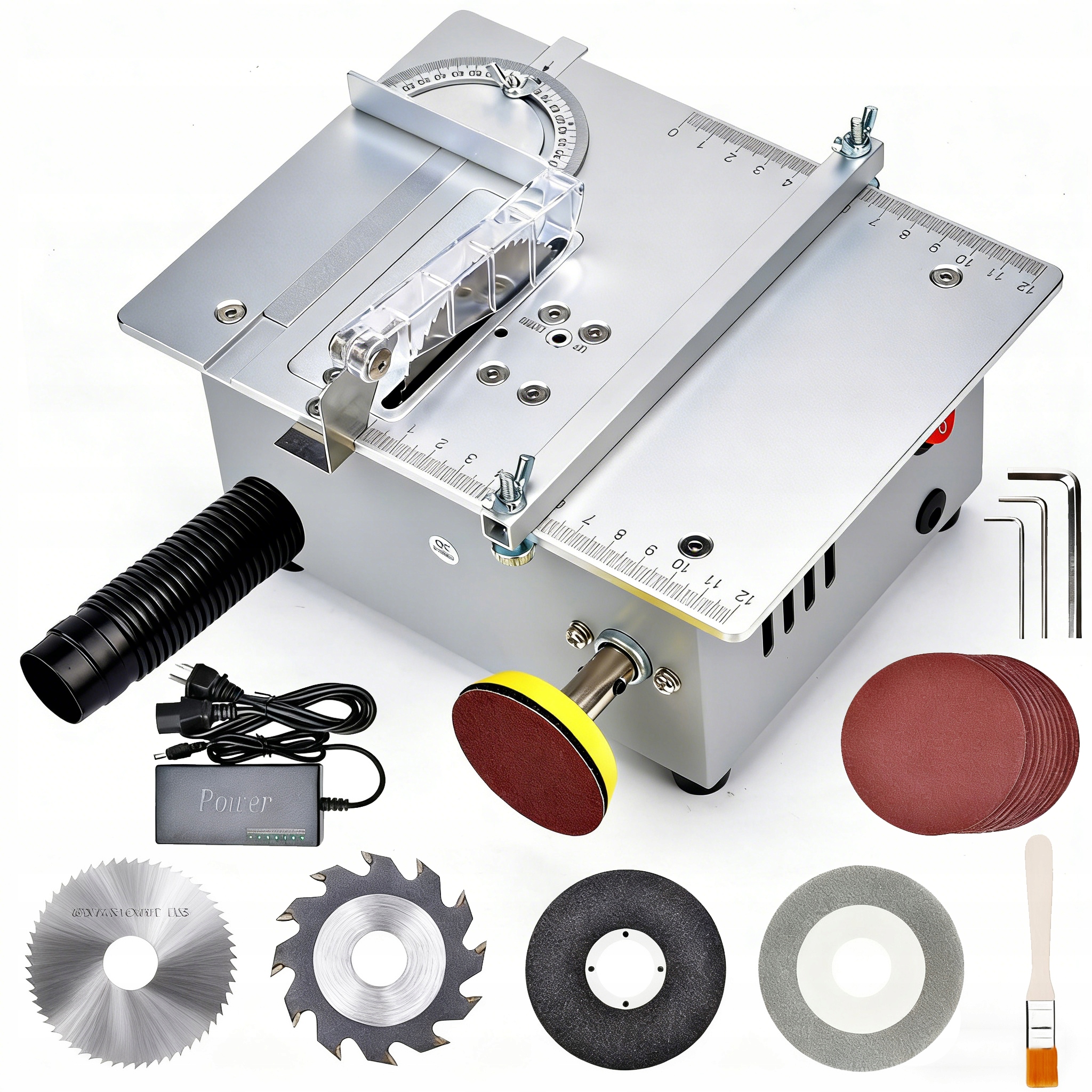 Mini elektryczna piła stołowa do obróbki drewna Diy Z funkcją szlifowania
