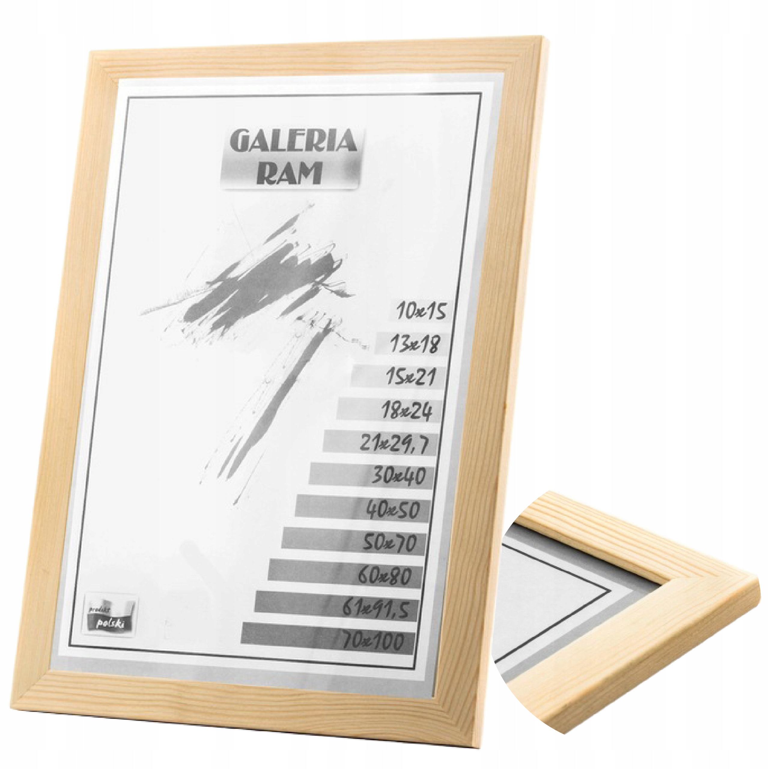

Rama z drewna sosnowego 10x15 sur Gp 15x10 zdjęcie