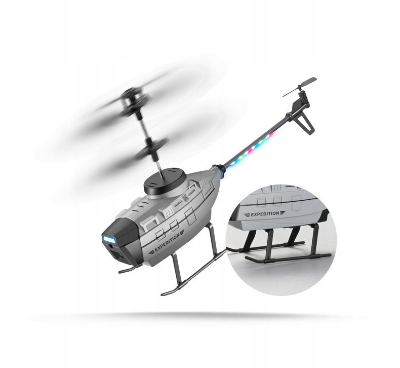 DRON HELIKOPTER MINI COMBO FLY MORE PRO 2 RC KONTROLER WIFI Z KAMERĄ ...