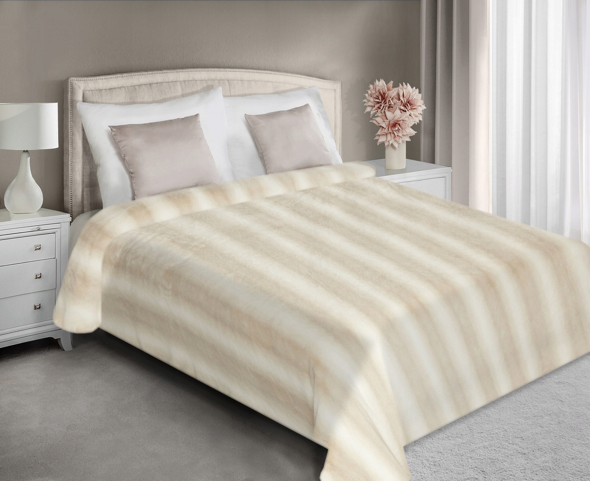 Přehoz na postel prošívaný s proužky Oboustranný Ellen 170x210