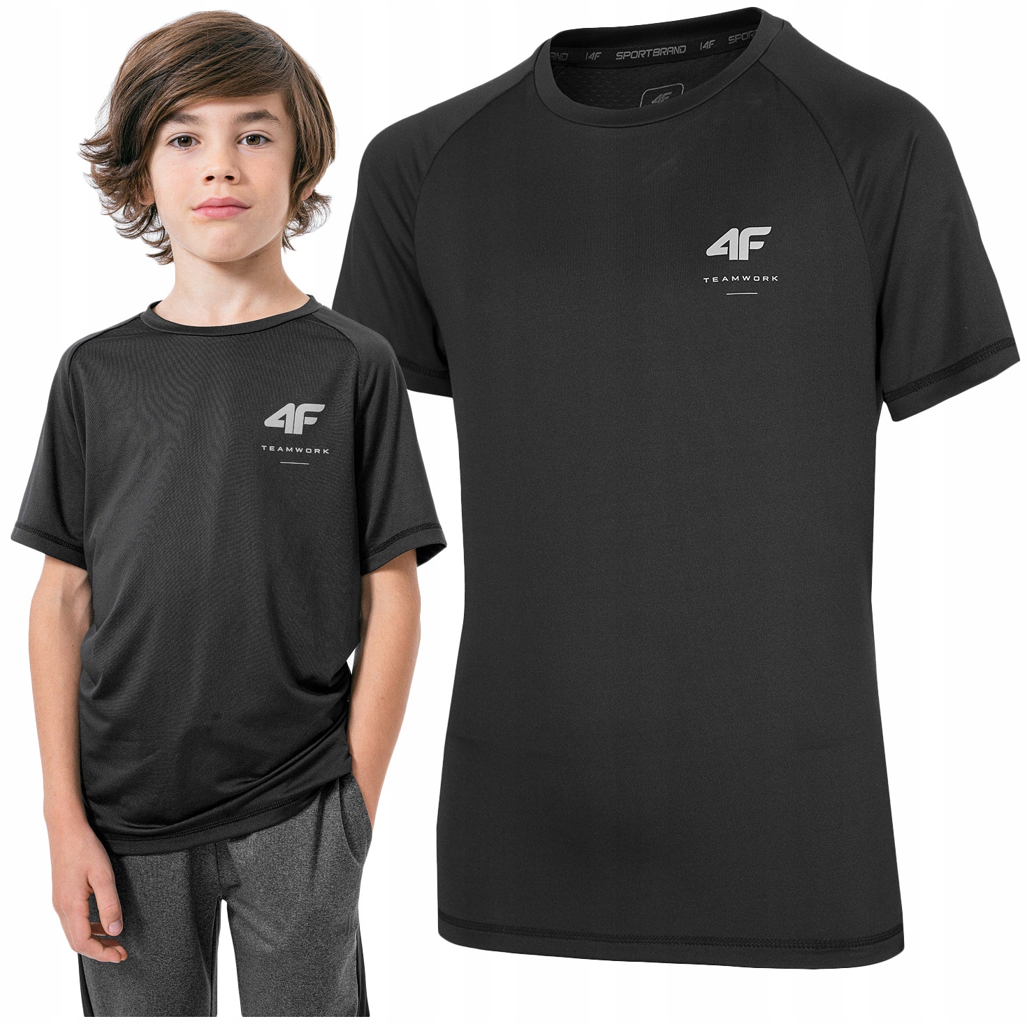 

Koszulka termoaktywna T-shirt 4F JTSMF002 134/140