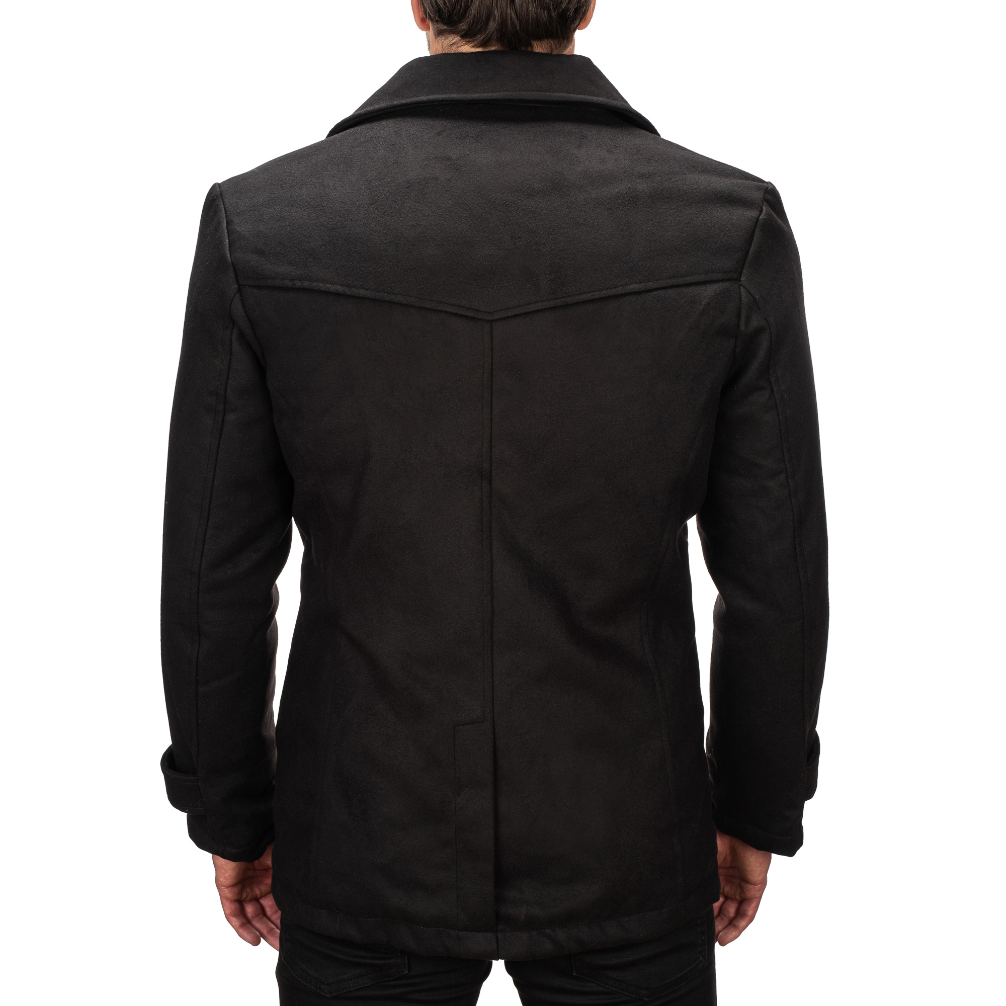 M3127 r. M ELEGANCKI MĘSKI PŁASZCZ JEDNORZĘDOWY Długość do połowy uda