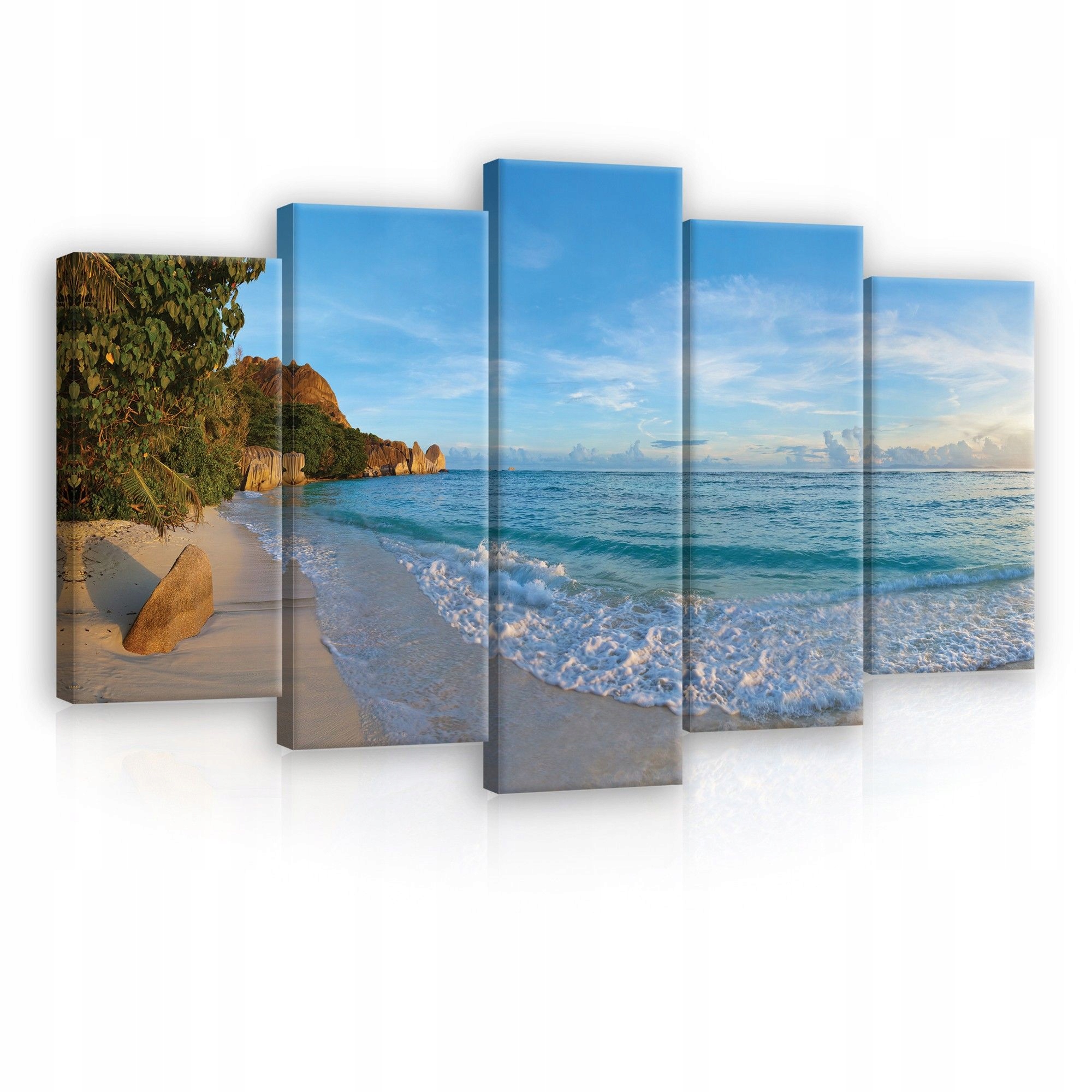 Obraz 100x60 Pláž Tropický oceán moře písek nebe klid příroda léto