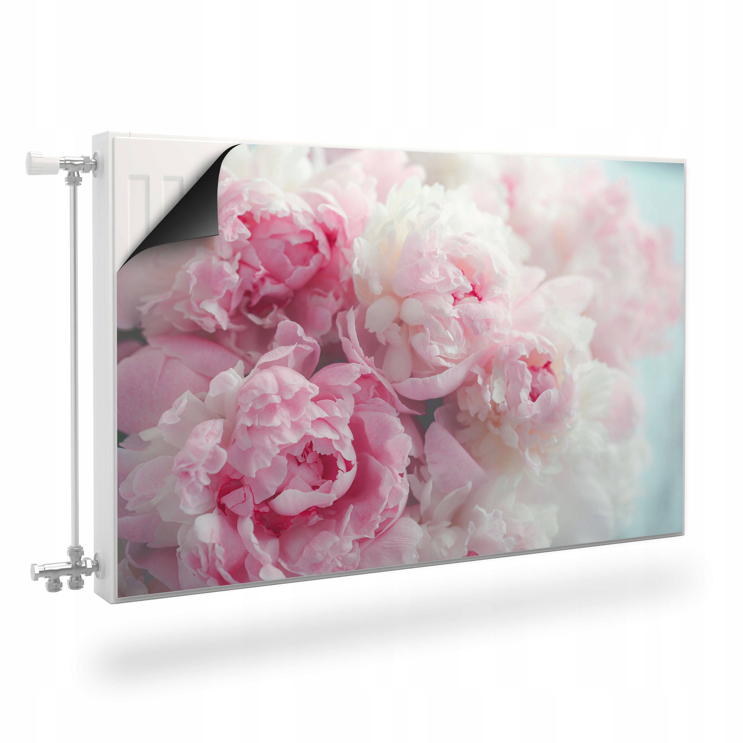 Maskovač Na Radiátor Magnetická Krytka Pivoňky Pivoňky Květiny 120x60