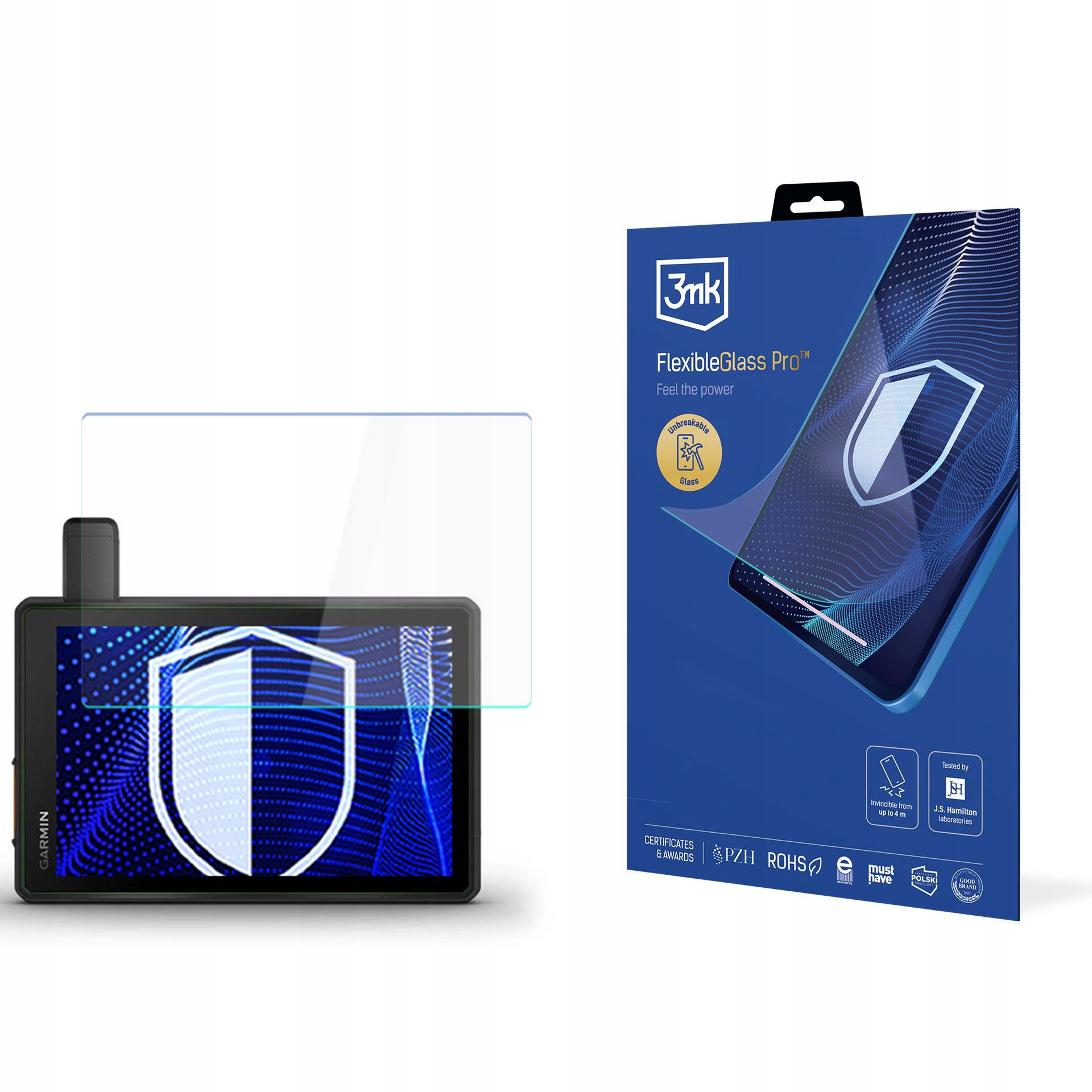 Szkło hybrydowe na ekran Garmin Tread SxS Edition 3mk FlexibleGlass Pro