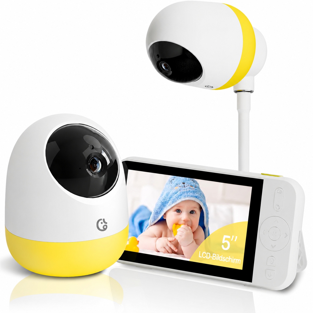Ellie Baby niania elektroniczna 2K 5" bez WiFi 6000 mAh 32 Gb
