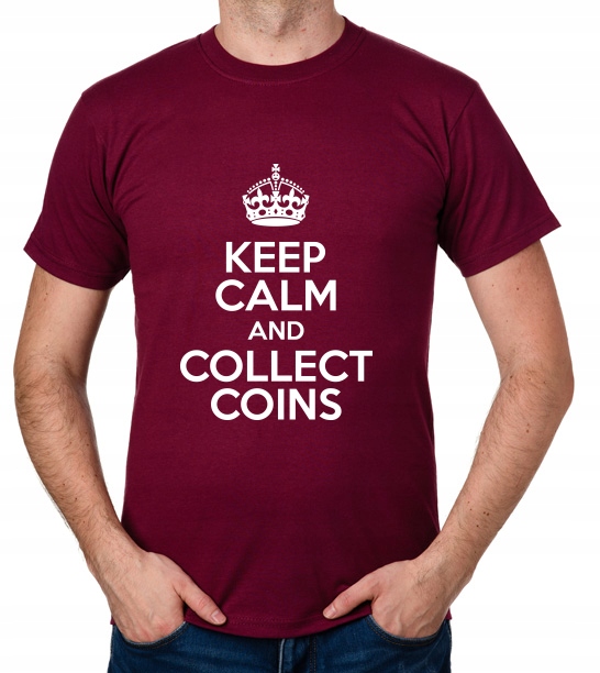 

koszulka Keep Calm And Collect Coins prezent
