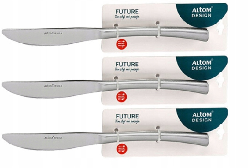

Nóż obiadowy Altom Design Future 2 szt srebrny x3